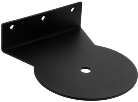 Katzenwandhalterung für Katzenklettergerüste, Schwarz, Eisen, Wandmontiert | Kratzbaum Ersatzteile, Katzen Wandstufenhalterung und Bücherregalhalterung, Einfache Montage