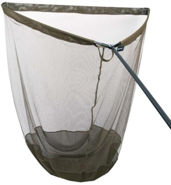 Sonik SK-47 50 Net | Carp Fishing Landing Net with 2 Piece 2.2m Handle | Lightweight and Stiff Carbon | Hexmesh Sides | 95cm Depth | Soft Mesh Base | Anodised Aluminium Spreader Block | Code CC0015