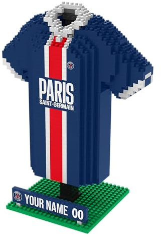 FOCO Produit sous licence officielle Maillot de bureau de football 3D BRXLZ personnalisé (Paris Saint Germain FC (911 pièces))