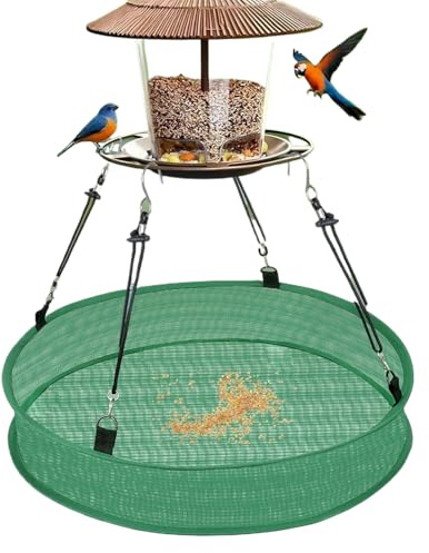 Futterspender Auffangschale, Herabfallendes Vogelfutter Auffangtablett, Vogelfutter Auffangschale, Vogelfutterstation für Den Außenbereich, Eichhörnchen Futterstation, für Balkon Terrasse