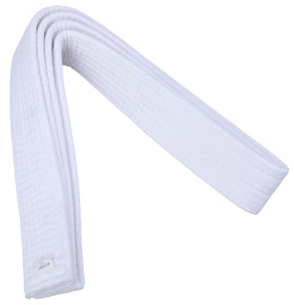 ECVGHD 180 cm Taekwondo bälte vitt bälte långt mjukt bälte kampsport bälte judo bälte