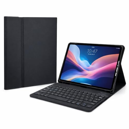 Vendopolis Funda con Teclado para iPad Pro 11 M5 2025 & M4 2024, Teclado Bluetooth Inalámbrico Desmontable con Funda y Portalápices para iPad Pro 11 de 11, Teclado español con Ñ