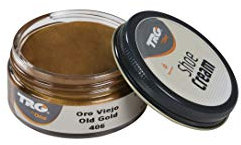 TRG the One Shoe Cream, Creme für Leder und Kunstleder, Gold (406 Old Gold), 50 ml