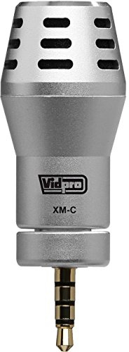 VidPro Vidpro XM-C - Microfono a condensatore omnidirezionale per Apple iPhone, iPad e iPod Touch