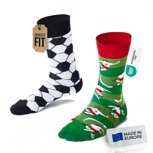 Many Mornings Football Fan Calcetines desparejados Unisex Adulto