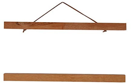 Tubayia Listón magnético de madera para póster de pared para sala de estar