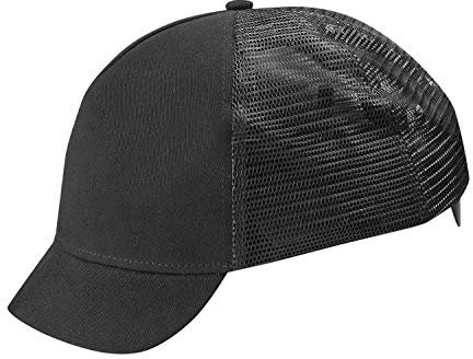 Uvex U-Cap Vent Mesh Anstoßkappe - Kurzer Schirm - Schwarz - 60-63 cm 60-63 cm