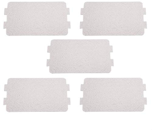 KSTE Horno microondas Placa Mica, Mica 5PCS Horno microondas Hoja Placa reemplazo Reparación de Accesorios