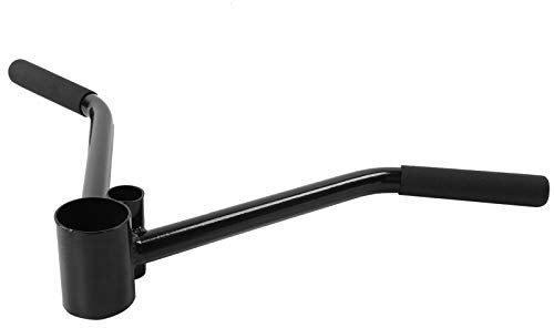 VGEBY T-Bar Row Griff, T Bar Rudergriff Landmine Attachment für Heimgymnastik Kreuzheben Krafttraining Squat Trizeps Rückenübungen Sportinggoods Kombinierte Fitnessprodukte