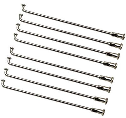 YGLONG Fahrradspeichen 36 Stück viel Material 304 Edelstahl Beleuchtungsscheibe Farbe Rundkörper Durchmesser 4.0mm Speichen für Motorradradteil Fahrrad Speichen (Color : Length 160mm)