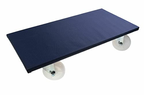 Möbelroller Rollbrett mit Antirutschüberzug 500kg L 60cm x B 30cm x H 14cm