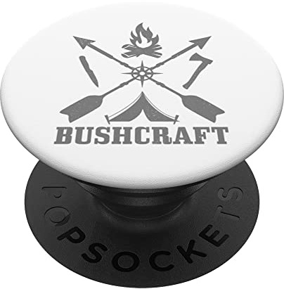Bushcraft Axe Knife Survival Outdoor Camping Bushcrafter PopSockets Swappable PopGrip