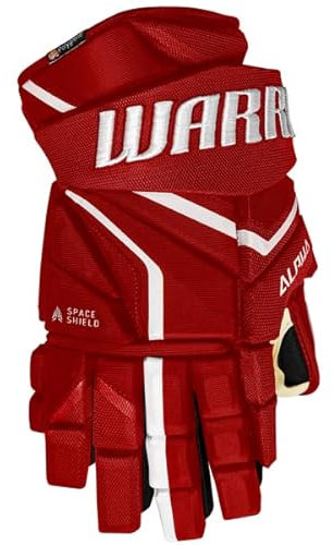 Warrior Alpha LX2 Handschuhe Senior, Größe:14 Zoll, Farben:Rot