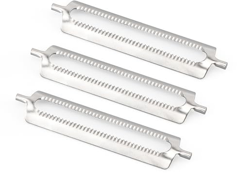 3 Stück Ersatzklingen Edelstahlklingen Messerklingen Blades Sägezahnform für Sparschäler Kartoffelschäler Peeler Schäler Küche