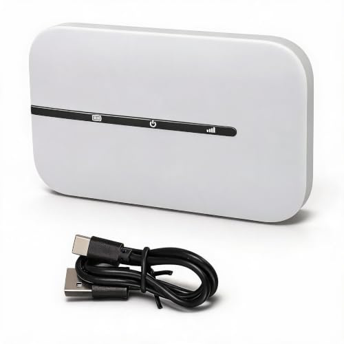 Router WiFi 4G, Alta velocità 150 Mbps, capacità 10 Utenti, Ricarica USB, Formato Tascabile, con Slot per Scheda SIM Standard per L'Asia