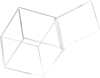 ABOOFAN Countertop Pod Box Acrylic Coffee Pod Storage Tea Bag Organizer Small Figure Box Versatile Home Decor Scratch