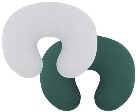 Ubxvamm Federa per cuscino per neonati, morbida e traspirante, elasticizzata, per allattamento al seno, fodera protettiva