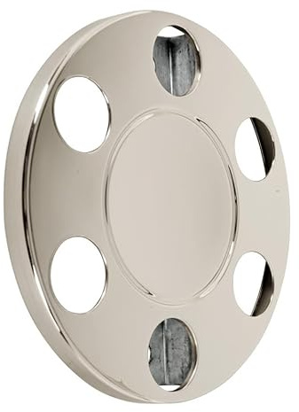 Radbolzenabdeckung 17,5 Zoll aus Edelstahl - universell passend für Stahlfelgen (LK: 6x245 mm)