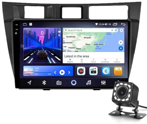 9 Inch Wireless Car Stereo For Mark Ll 9 2000-2007 With Carplay & Android Auto, Portable Touch Screen GPS Navigation With Live Navigation,Voice Control, Mirror Link 4G 5G WiFi SWC Ba(Size:8G+256G)