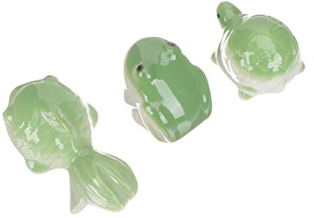 CIMAXIC 3stücke Schwimmende Keramik Dekoration Für -Aquarium Ornamente Keramik Fisch-statuen Float Decor Aquarium Ornamente Schwimmende Keramikkugeln Für Fischtank Schmücken
