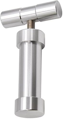 Compresor de polen en forma de T, mango resistente y duradero en forma de T, compresor de aluminio de metal de alta calidad, utilizado para exprimir hierbas, especias, heno, ajo, pimienta, sal, polen