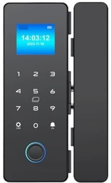 Maniglia per porta intelligente, Serratura Intellinte Con Impronta Digitale Bluetooth, Porta Scorrevole Intellinte, Biometrica, Elettronica, Digitale, App, Sblocco Remoto per casa, appartamento, hotel