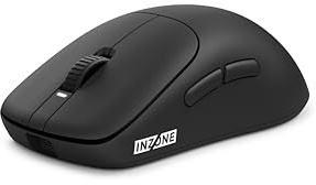 Sony INZONE Mouse-A Wireless Gaming Mouse, Ultra Light 48.5g, 8000Hz Polling, 30K DPI PixArt Sensor, Optical Switches, 90 Hours Battery Life, USB-C, Designed in Collaboration with Fnatic, PC FPS
