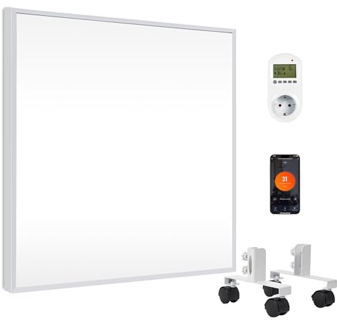 Infrarotheizung Standgerät 350W mit Thermostat und App, Wandheizung 3–5 m²