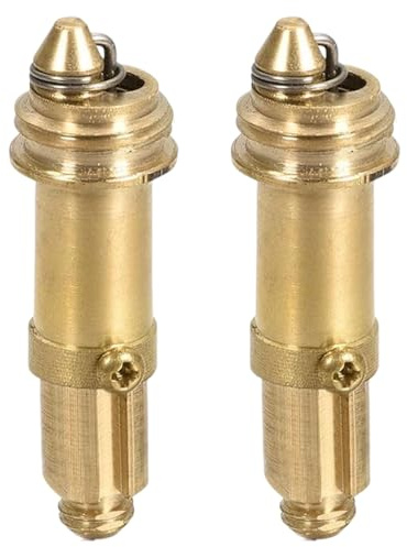 2 Piezas Latón de Recambio para Desagüe de Lavabo, Válvula para Lavabo Clic Clac, Perno Válvula de Desagüe, Tapon Lavabos Click Clack para Mayoría de Los Tapones de Drenaje del Lavabos de la Bañera