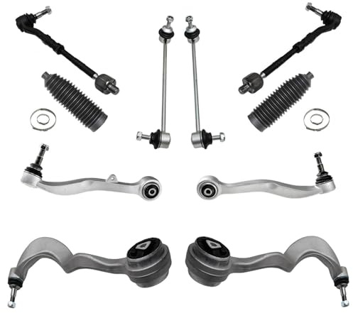 2x Querlenker 2x Spurstange 2x Lenkmanschette 2x Koppelstange Vorderachse für BMW 5 E60 E61