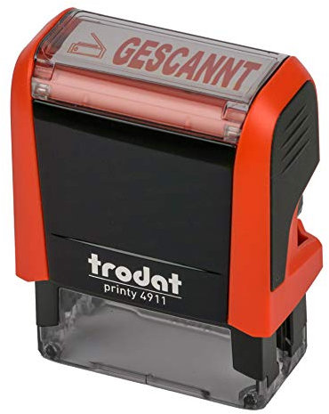 Trodat Printy 4912 feuerrot GESCANNT SYMBOL ROT