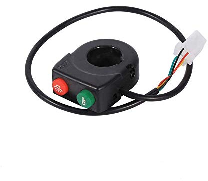 Schalter für Lenker, Doppelschalter, Motorradscheinwerfer, 2 in 1, Universal, für Motorrad, Fahrrad, E-Scooter
