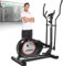Crosstrainer Für Zuhause, Ellipsentrainer mit APP-Steuerung, 8 Magnetwiderstandsstufen, Bluetooth, 12kg Schwungrad, 170kg Max Kapazität Gewicht