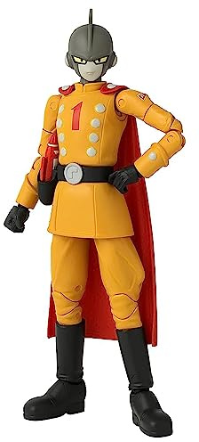 BANDAI Dragon Stars Figurer Superhjälte Gamma 1 | Dragon Ball Actionfigur | 17 cm Artikulerad Animefigur | Anime-Gåvor Och Varor
