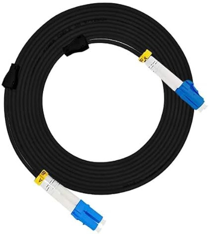 Ultra Spec Cables LC al cavo di toppa monomodale corazzato all'aperto del saltatore del cavo a fibre ottiche del duplex 9/125 di LC 5 metri