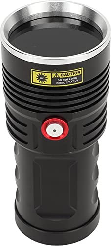 MAYABI Linterna recargable, linterna UV, linterna de luz negra, carga USB, linterna de detección de dinero superbrillante de 365 nm
