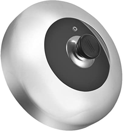 OQHAIR Pfannentopfdeckel, 28 cm, Edelstahl, Topfdeckel, Ersatz für Grillpfannen, Kochtopfabdeckung, runder Suppentopfdeckel, Bratpfannen, Topfabdeckung, Küchenutensilien, Glas, Soße, univ