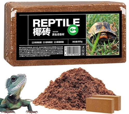 Teksome Mattone in Fibra di Cocco, substrato per rettili - Mattoni in Fibra di Cocco Substrato in Fibra di Cocco Biancheria da Letto per rettili,Rettili di Biancheria da Letto in Cocco Cocco Cocco,