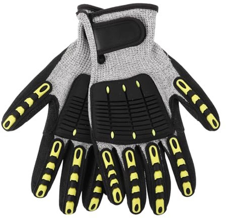 Veemoon 1paar Professionelle Schnittschutz-handschuhe Für Gartenarbeit Atmungsaktive Arbeitshandschuhe Strapazierfähig Rutschfest Für Arbeiten Im Freien Unisex Graue Farbe Mit