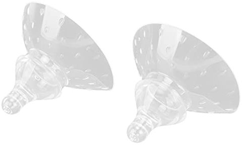 2 Protezioni per Capezzoli in Silicone, Protezioni per Capezzoli, Protezione per Capezzoli, Allattamento Al Seno, Taglia Unica, Tipo Ciuccio