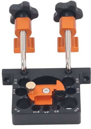 Kit per Tasselli, Fresa per Tasselli Regolabile 8 Mm a 20 Mm Perno per Fresatura Elettrica Perno per Fresatura per Barra Tonda Tonda, Strumento Ausiliario per Barra