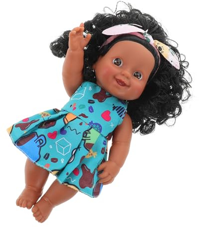 KONTONTY Poupée Réaliste Bébé Garçon en Vinyle, Poupee Cheveux Long, Poseable, Toucher Doux, Bandeau, Jouet pour Garçon et Filles et Compagnonnage Couleur Aléatoire