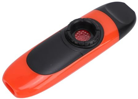 Rankomu Kazoo Flöteninstrument Kazoo Flöte ABS Kunststoff Profional Kazoo Musikblasinstrument Inklusive 5 Membranen Ideal für Auftritte Orange