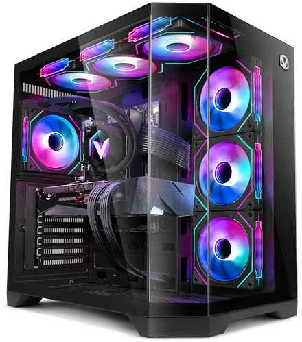 Vibox Gaming PC • Intel Core i9 12900KF 5,2GHz • Nvidia RTX 5070 Ti 16GB • 32GB RAM • 1TB NVMe SSD • Windows 11 • WLAN • Schwarz