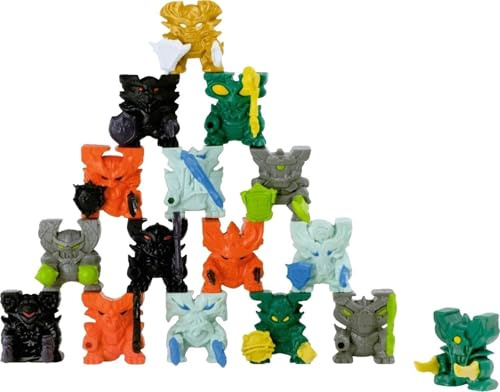 Schleich 81262 Mini Creatures Sammelfiguren Set, Serie 4, 16 Fantasy-Kreaturen aus Eldradors Welten,