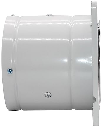 EXCEART Ventilatore Parete per Estrazione Aria Bagno Cucina Wc Spesse Motore Rame Valvola Insetti Silenzioso e Resistente