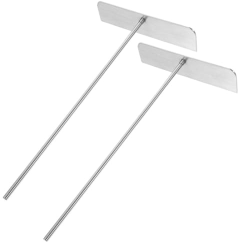 TOYZFRIENDY Espátulas para Crepes de Acero Inoxidable 304, Utensilio para Panqueques Diseño Desmontable, Juego de 2 Piezas, Herramienta Doméstica para Esparcir y Untar Crepes en Cocina Hogar