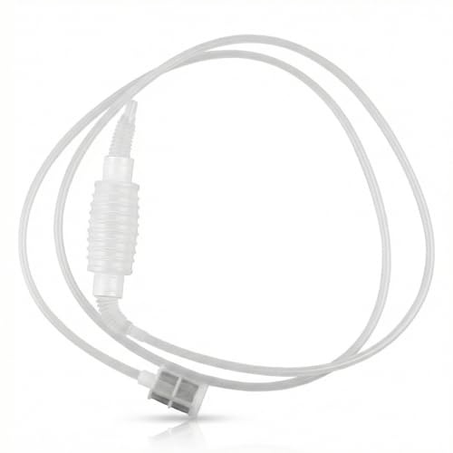 Gaomumu Transparent Siphon Tube with Filter, Manual Liquid Transfer Hose, Reusable Soft Tube Wine Making Tool, Suitable for Aquarium, Fish Tank, Wine Jar, Home Brewing and Liquid Pumping.
