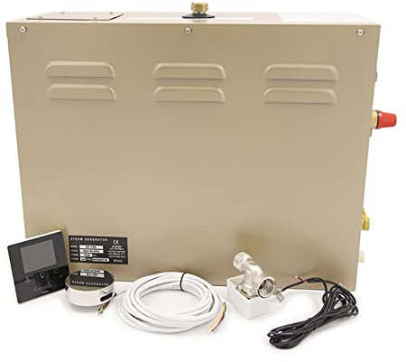 Générateur de vapeur pour sauna, Système de douche de générateur de vapeur auto-drainant commercial 4. 5 kW Kit de générateur de douche à vapeur for le vapeur chauffage de l'espace approprié
