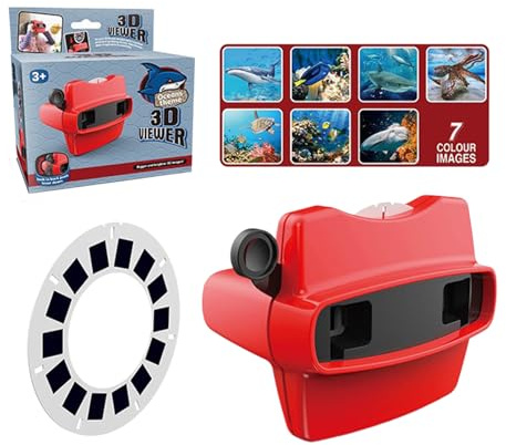 mefocou View Finder, 3D Retro Slide Educational Toys, Vintage Animal Viewer Camera, for Kids Adults Boys Classroom Home Preschool Living Room Bedroom Birthday Holiday Christmas